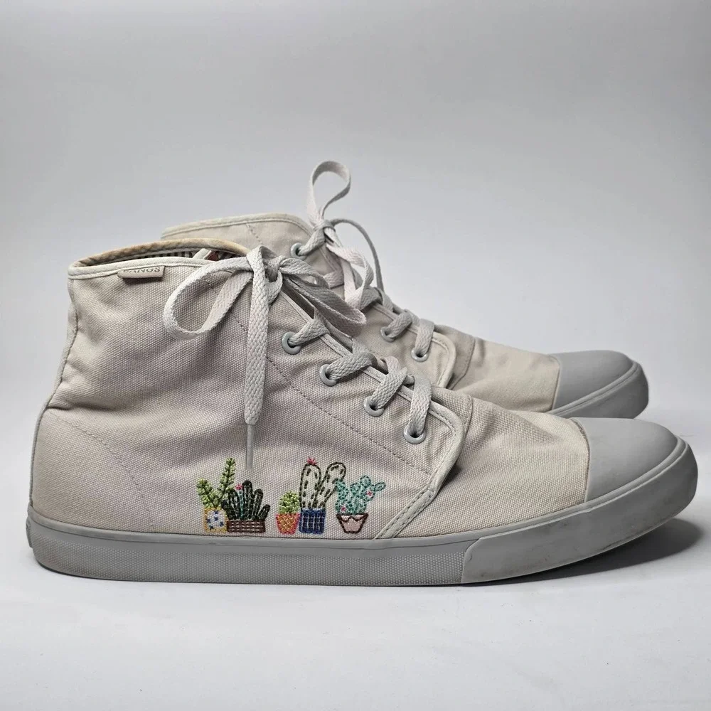 Bangs London Fog Men's Shoes Size 12 Women's 13.5 Gray Cactus High Top Sneakers